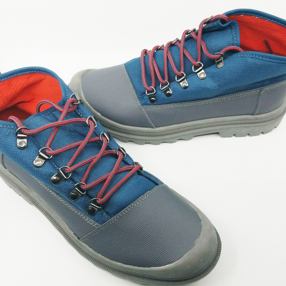 Toms Other - Toms Mens Cordova Boots Blue Red Waterproof